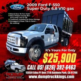 2009 Ford F-550 Super Duty 6.8 V10 gas