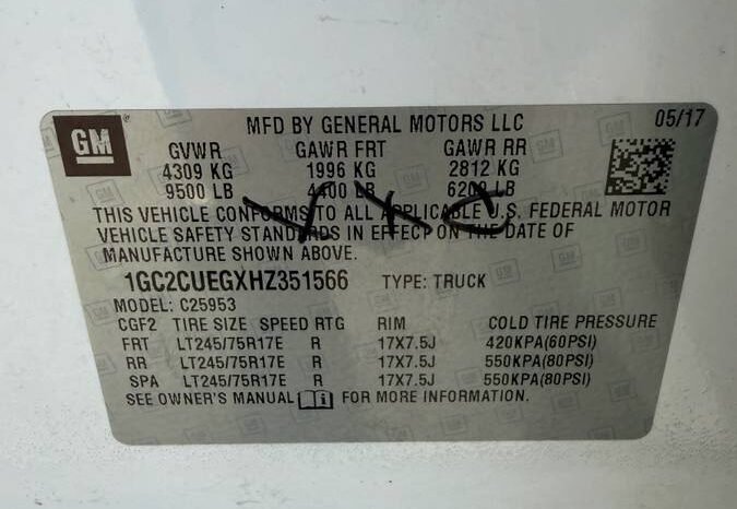 
								2017 Chevrolet Silverado 2500HD – $19,900 (Covina) full									