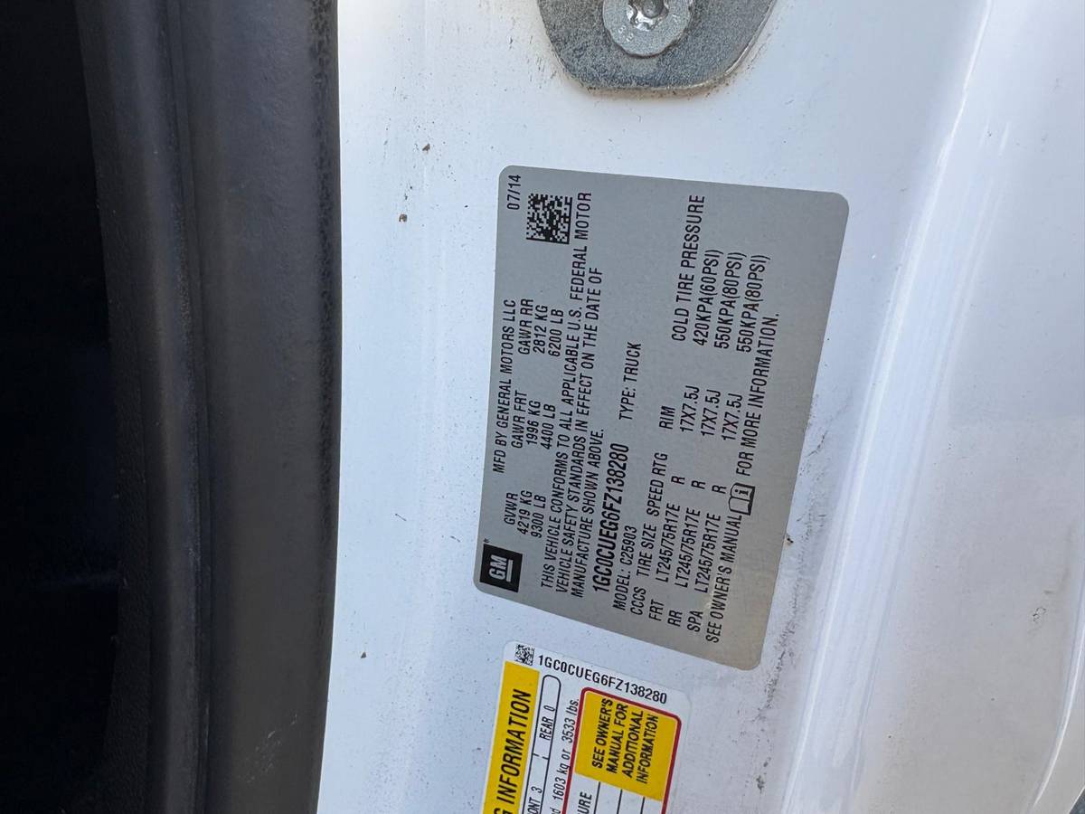 
								2015 Chevrolet Silverado 2500 full									